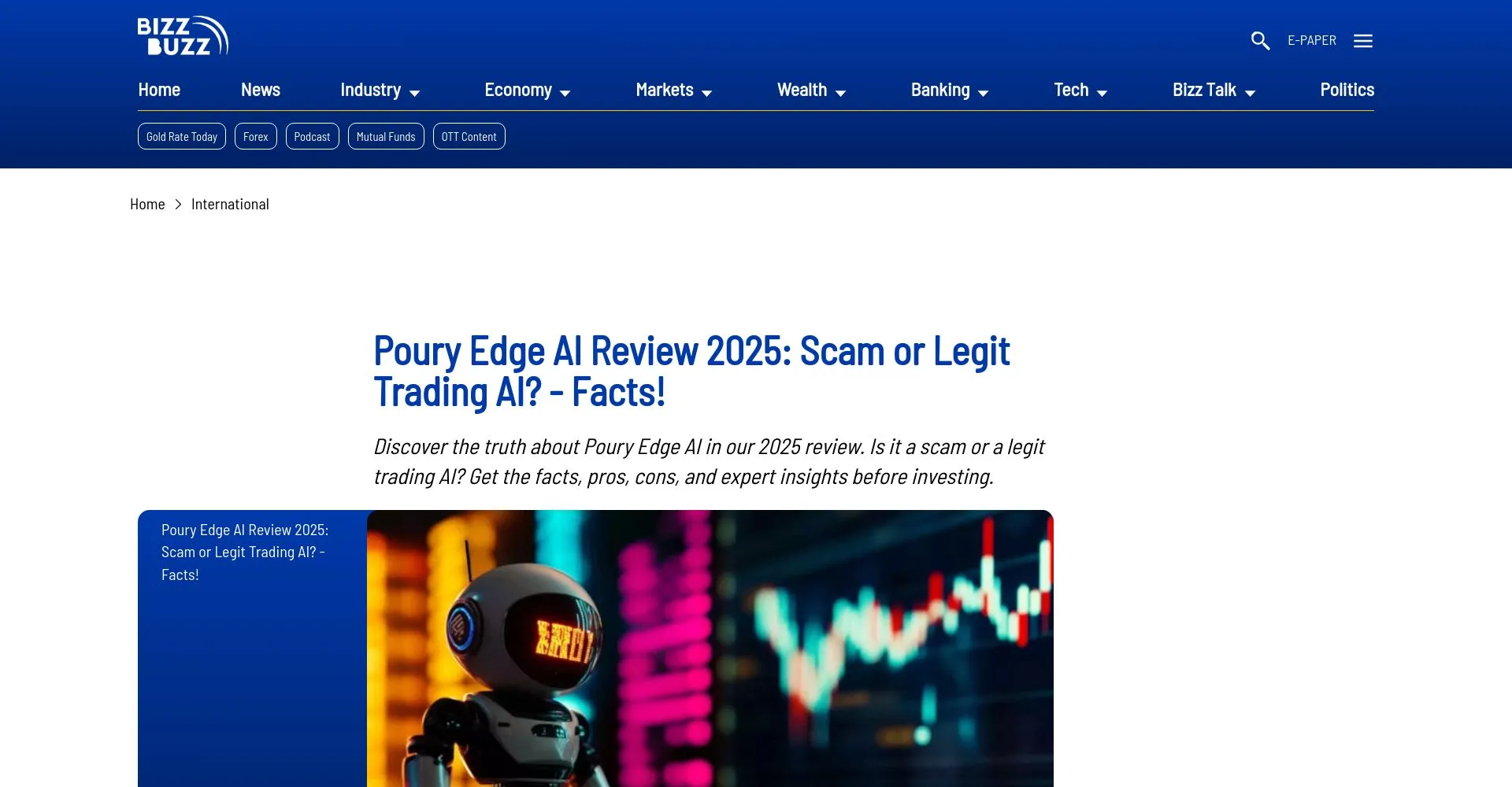 Poury Edge AI  Opiniones 2025: ¿es una estafa o es fiable y seguro?